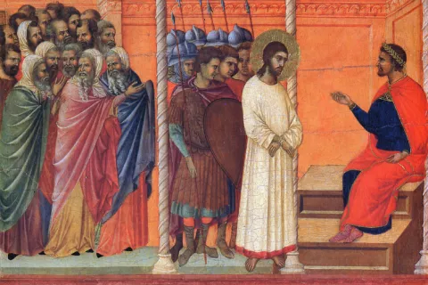 jesus before pilate